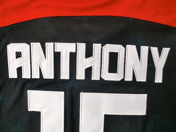 2012 American Dream Team No. 15 Anthony blue embroidered jersey