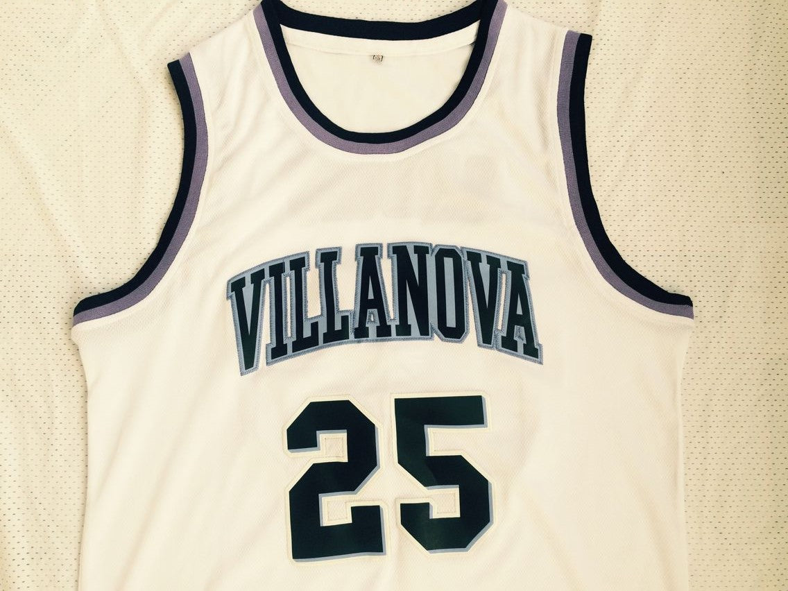 NCAA Villanova University No. 25 Mikal Bridges White Jersey