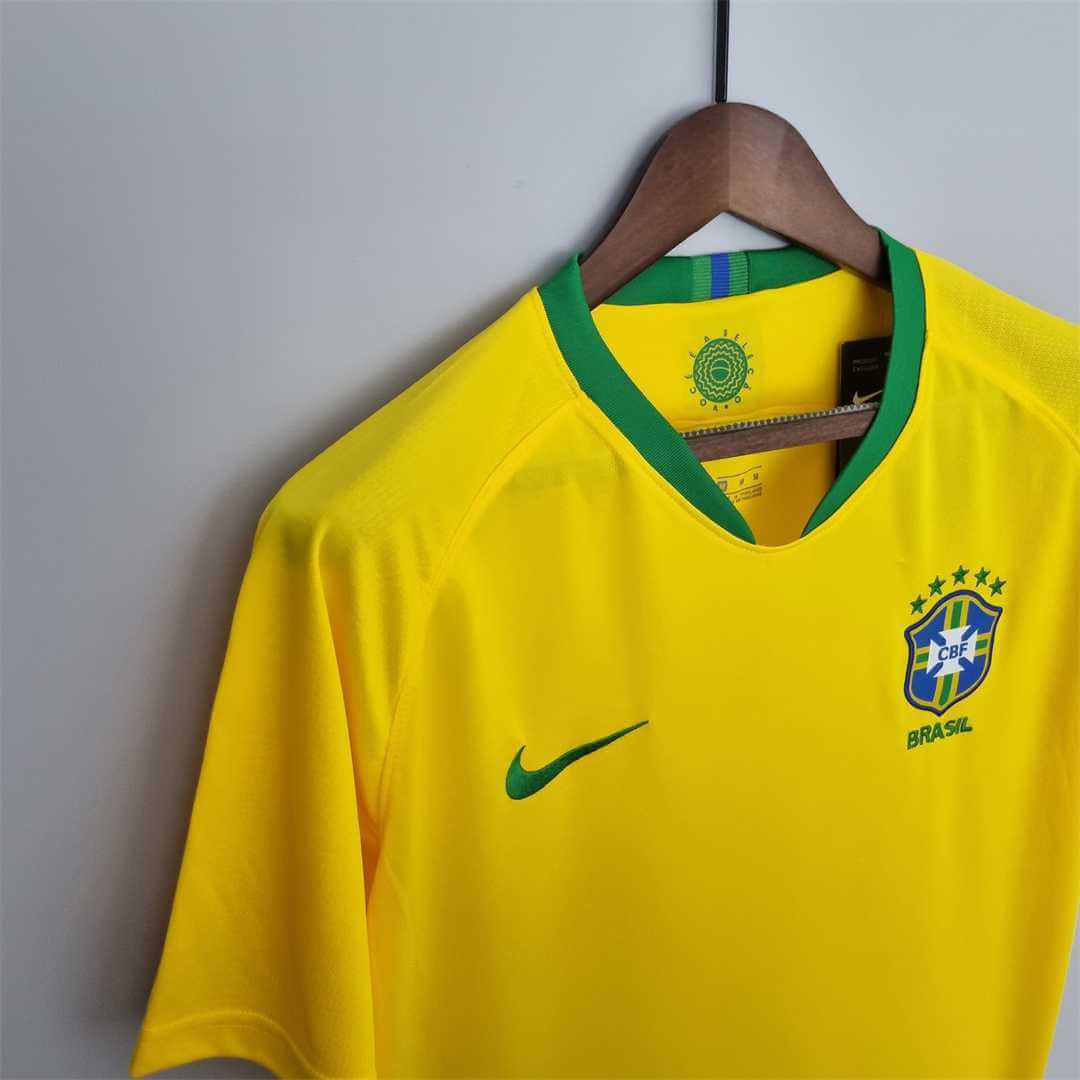 2018/2019 Retro Brazil Home Soccer Jersey