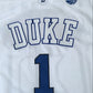 NCAA Duke University No. 1 Zion Williamson White Embroidered Jersey