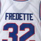 Shanghai team No. 32 Fredette white embroidered jersey