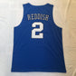 NCAA Duke University No. 2 Cam Reddish Blue Embroidered Jersey