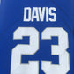 NCAA University of Kentucky No. 23 Davis Blue University Embroidered Jersey