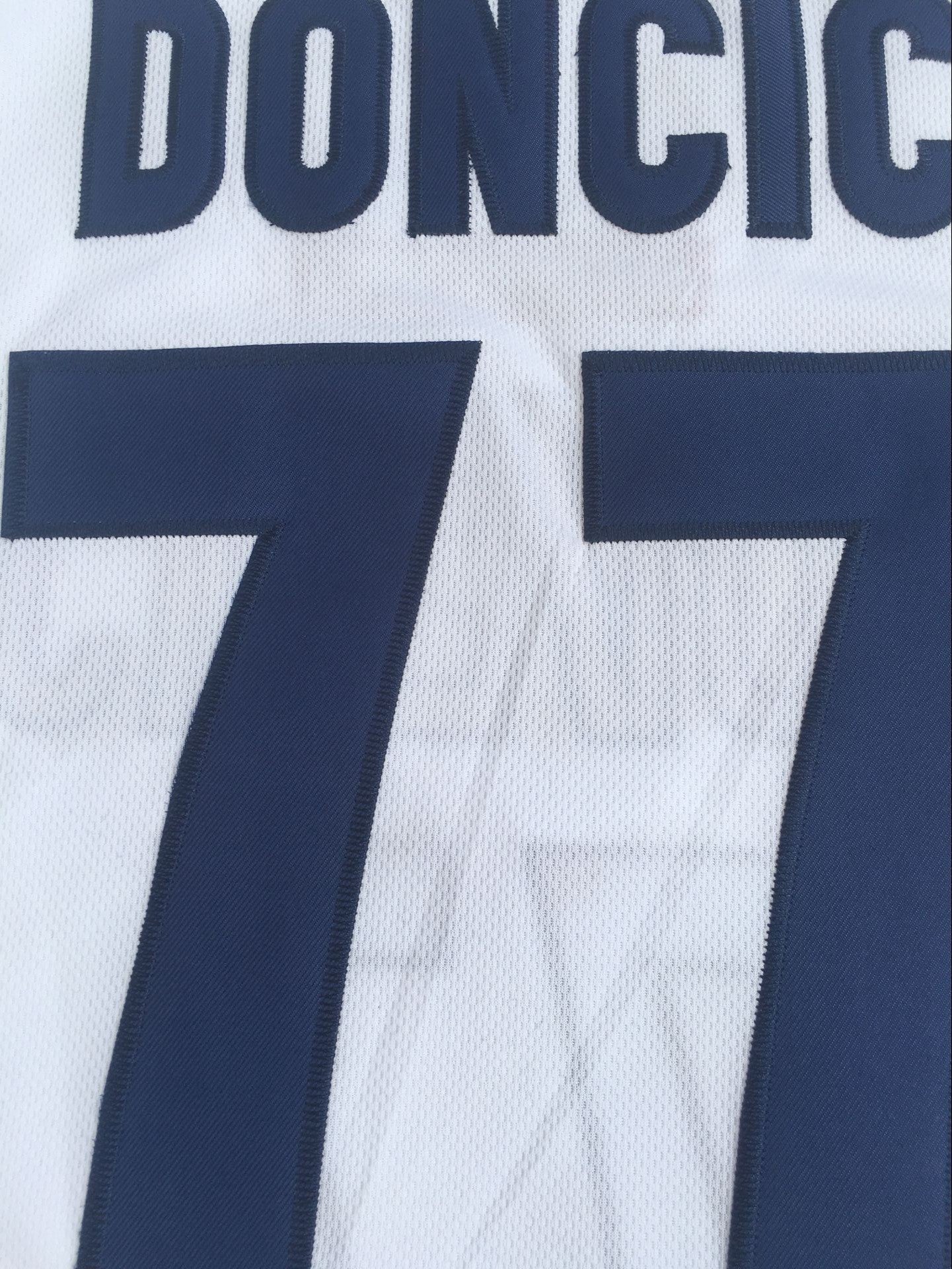 Euroleague national team No. 77 Luka Doncic white embroidered jersey