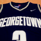 NCAA Allen Iverson No. 3 Georgetown University Edition Basketball Uniform Dark Blue