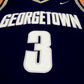 NCAA Allen Iverson No. 3 Georgetown University Edition Basketball Uniform Dark Blue