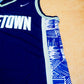 NCAA Allen Iverson No. 3 Georgetown University Edition Basketball Uniform Dark Blue