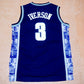 NCAA Allen Iverson No. 3 Georgetown University Edition Basketball Uniform Dark Blue