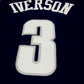 NCAA Allen Iverson No. 3 Georgetown University Edition Basketball Uniform Dark Blue