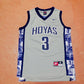 NCAA Allen Iverson No. 3 Georgetown University Edition Basketball Uniform Gray