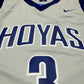 NCAA Allen Iverson No. 3 Georgetown University Edition Basketball Uniform Gray