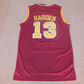 NCAA Harden No. 13 college red jersey