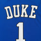 NCAA Duke University No. 1 Zion Williamson Blue Embroidered Jersey