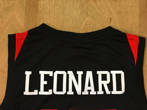 NCAA College Edition No. 15 Kawhi Leonard Black Jersey