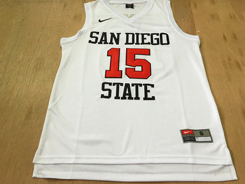 NCAA College Edition No. 15 Kawhi Leonard White Jersey