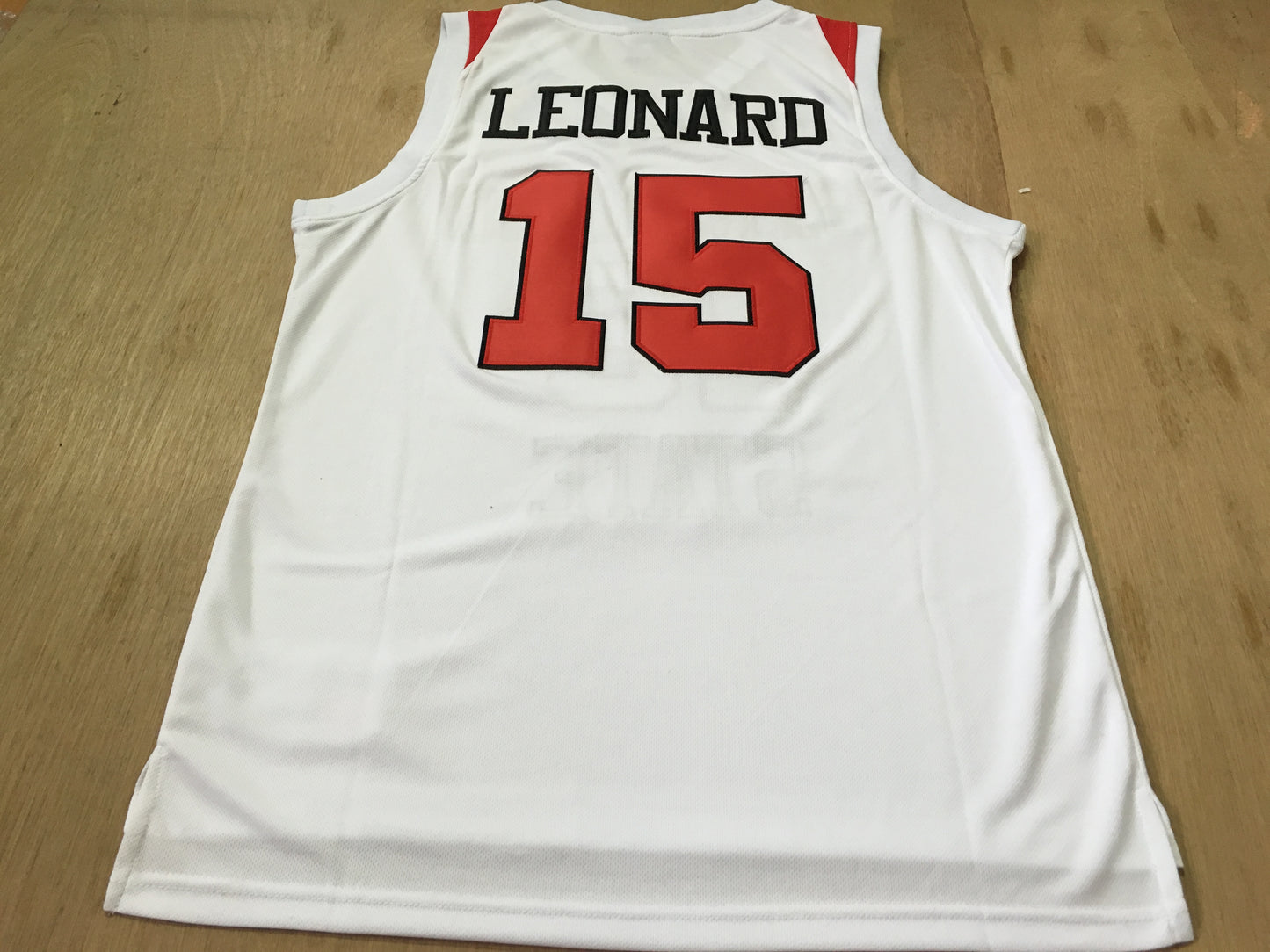 NCAA College Edition No. 15 Kawhi Leonard White Jersey