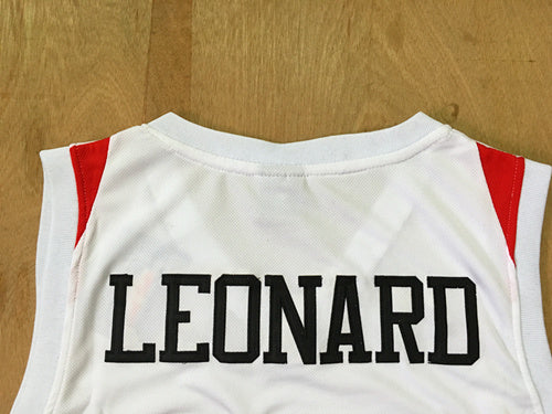 NCAA College Edition No. 15 Kawhi Leonard White Jersey