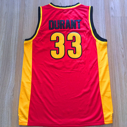 Durant High School Edition No. 33 Red Premium Mesh