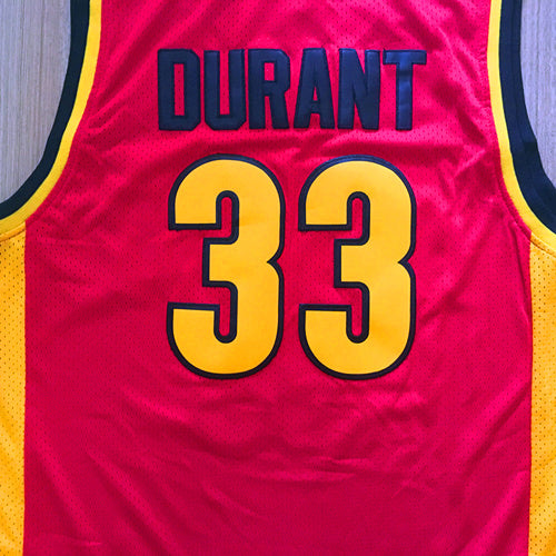 Durant High School Edition No. 33 Red Premium Mesh