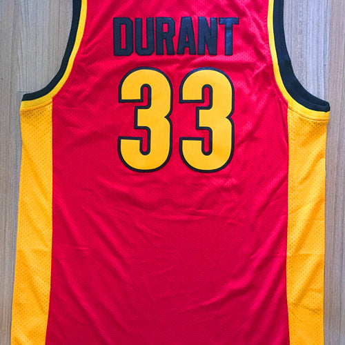 Durant High School Edition No. 33 Red Premium Mesh