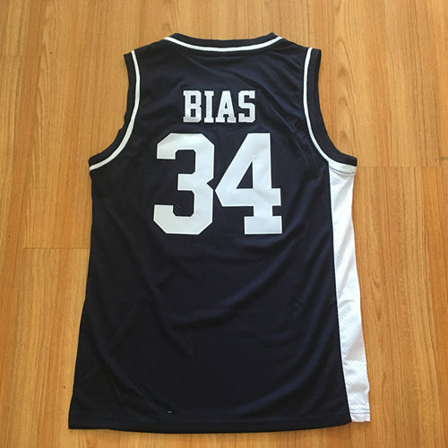 Len Bias No. 34 Retro High School Black Jersey