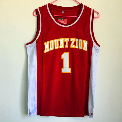 McGrady High School No. 1 red top mesh jersey