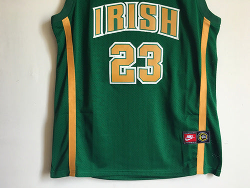 James High School No. 23 Green Premium Mesh Jersey