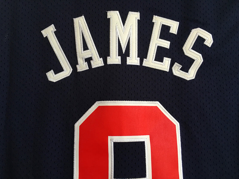 Olympische Spiele 2004 in Athen, American Dream Six USA Nr. 6 James Ultimate Mesh-Trikot