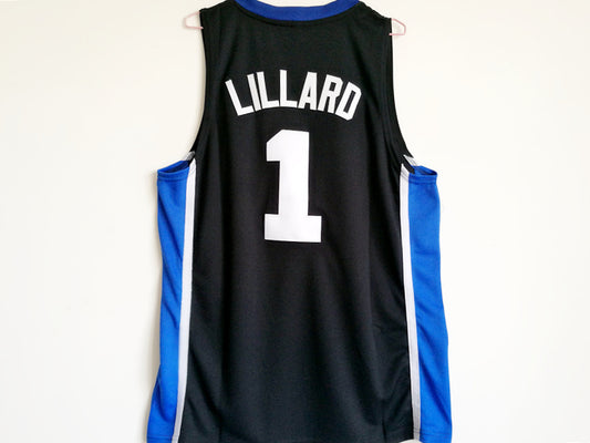 NCAA Weber State University Lillard No. 1 black jersey