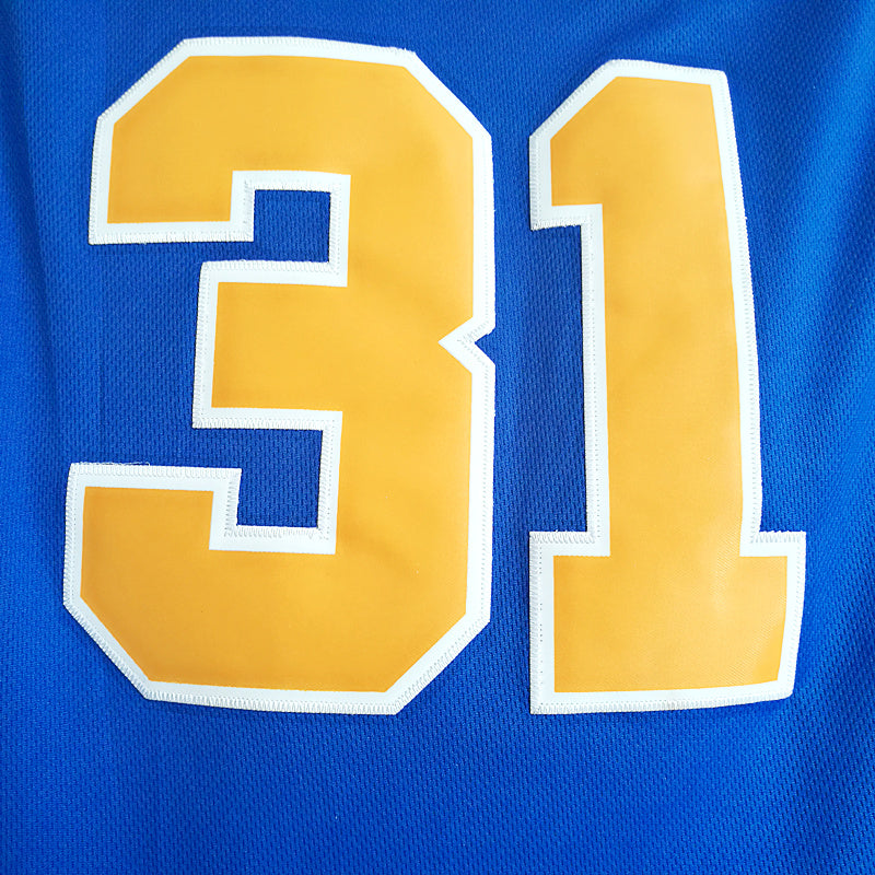 NCAA UCLA No. 31 Miller blue embroidered basketball jersey