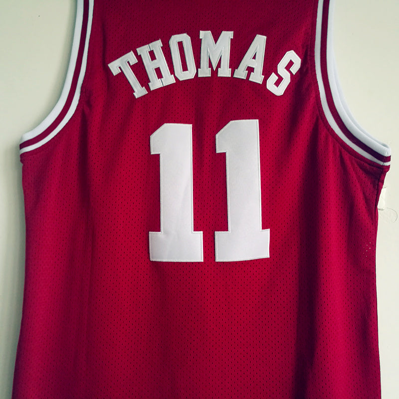 NCAA Indiana University No. 11 Isiah Thomas Burgundy University Jersey