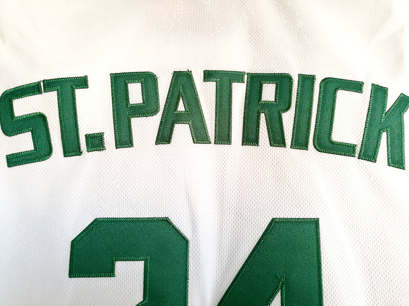 Kyrie Irving No. 24 St. Patrick's High School White Embroidered Jersey