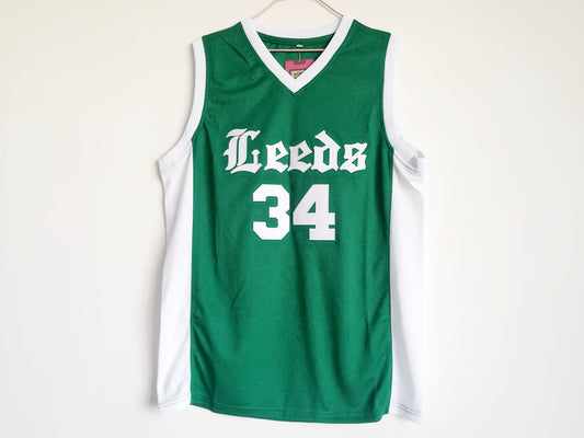 Charles Barkley Leeds High School No. 34 green basketball jersey