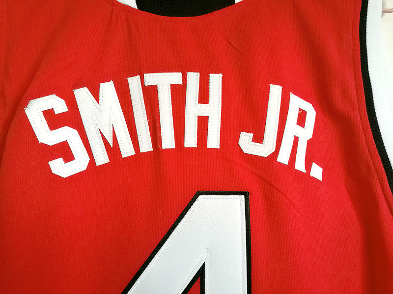 NCAA North Carolina State University No. 4 JR. Smith red embroidered jersey