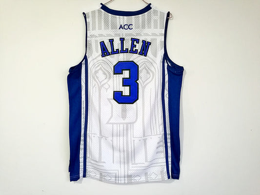 NCAA Duke University No. 3 Grayson Allen Grayson Allen white embroidered jersey