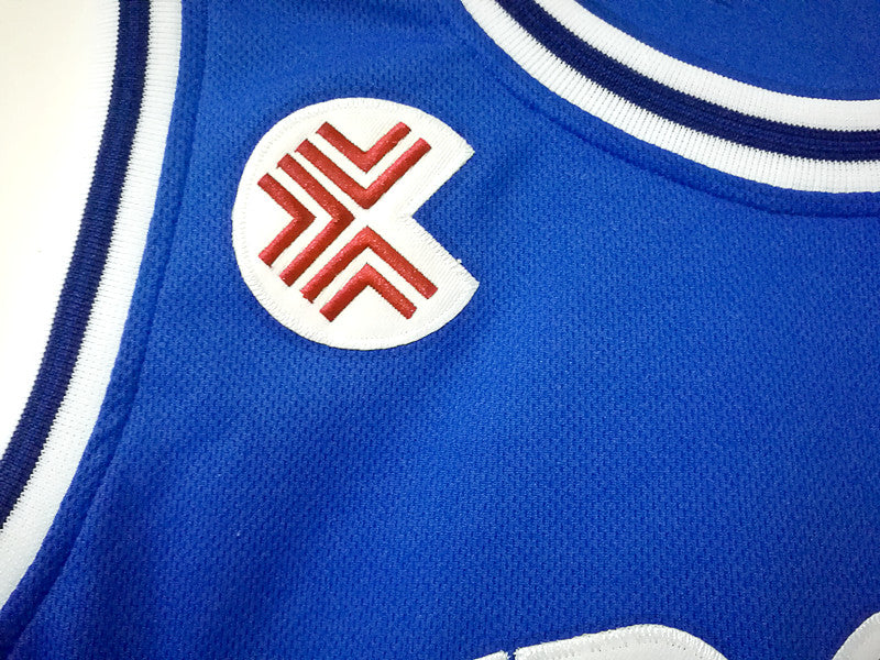 Croatian League Cibona No. 10 Drazen Petrovic blue jersey