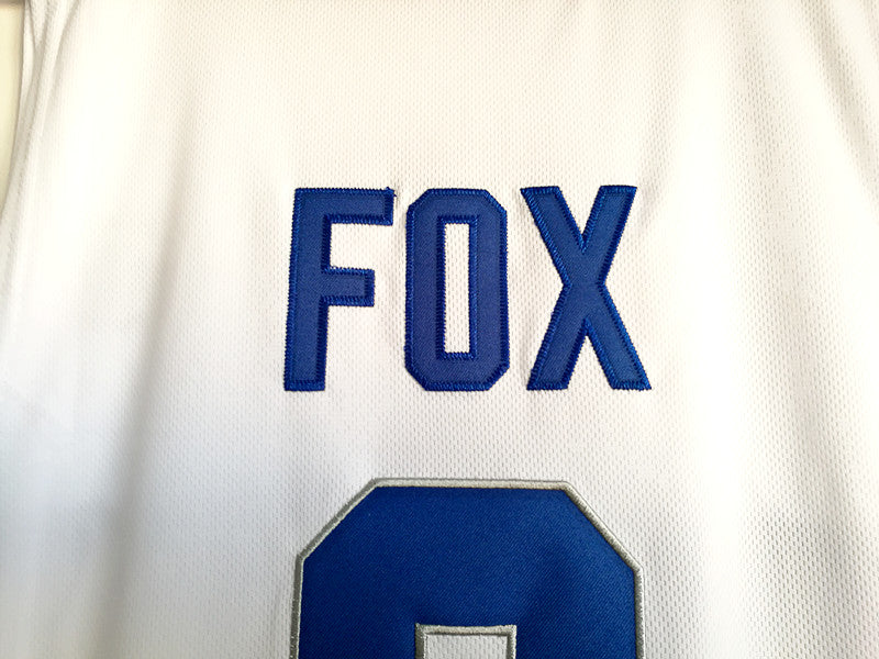 NCAA University of Kentucky No. 0 FOX Fox white basketball jersey