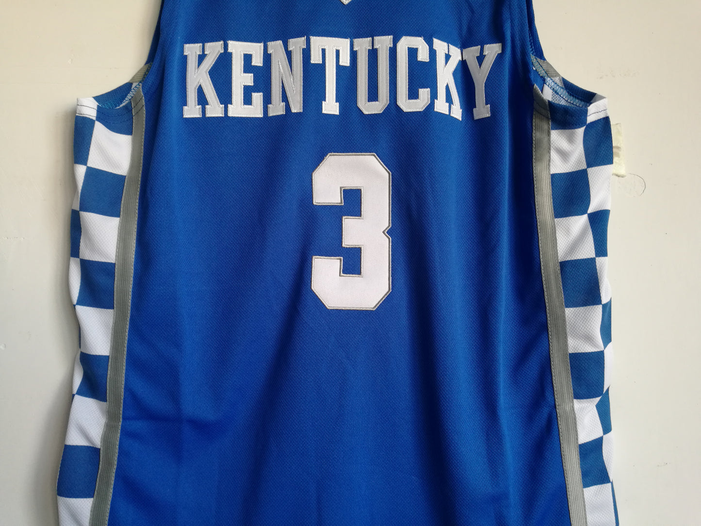 NCAA University of Kentucky No. 3 Bam Adebayo blue basketball jersey