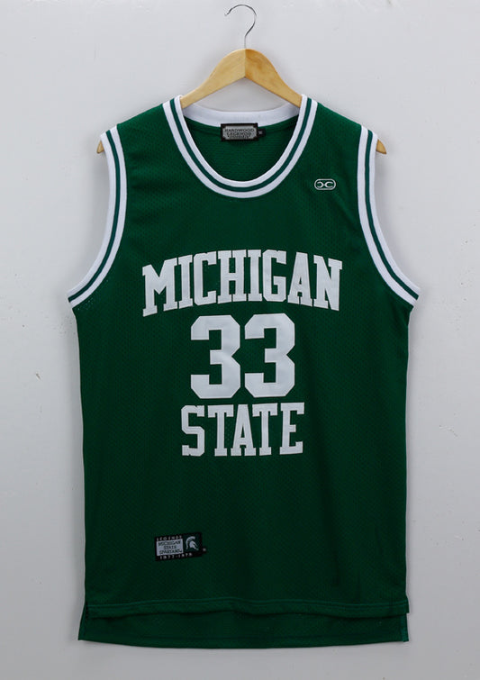 NCAA Magic Johnson No. 33 High School Edition Green Jersey