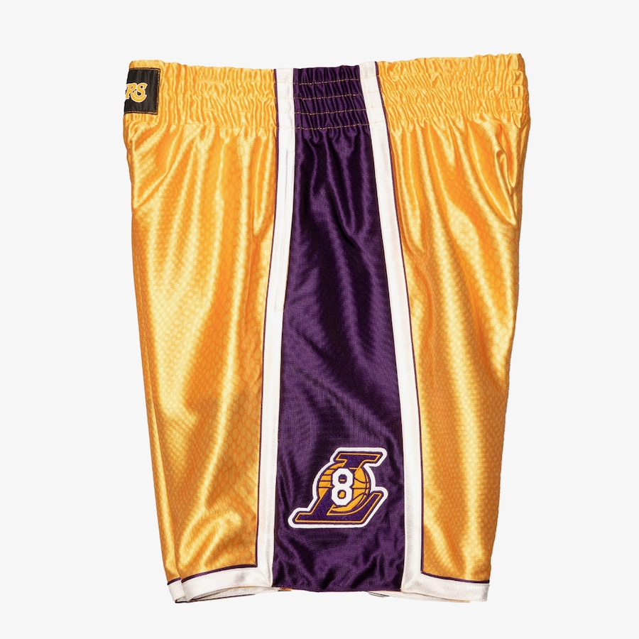 Men's Kobe Bryant Gold Los Angeles Lakers Shorts