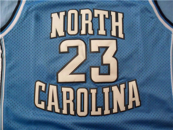 Bulls No. 23 Jordan North Carolina State University away embroidery blue jersey