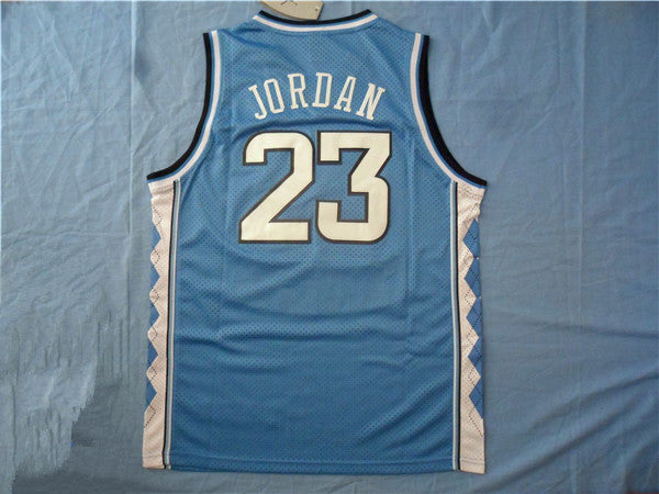 Bulls No. 23 Jordan North Carolina State University away embroidery blue jersey