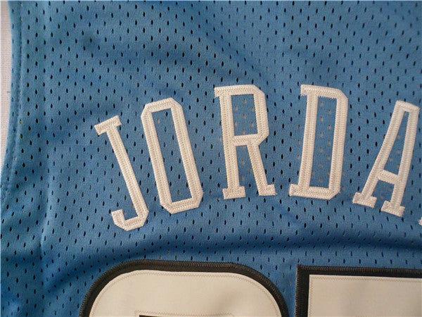 Bulls No. 23 Jordan North Carolina State University away embroidery blue jersey