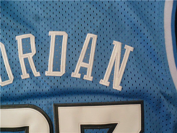 Bulls No. 23 Jordan North Carolina State University away embroidery blue jersey