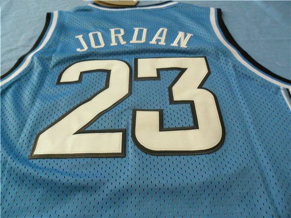 Bulls No. 23 Jordan North Carolina State University away embroidery blue jersey