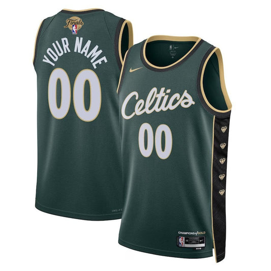 Custom Boston Celtics NBA Finals 2024 Jersey