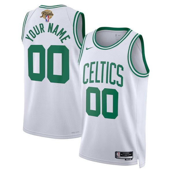 Custom Boston Celtics NBA Finals 2024 Jersey