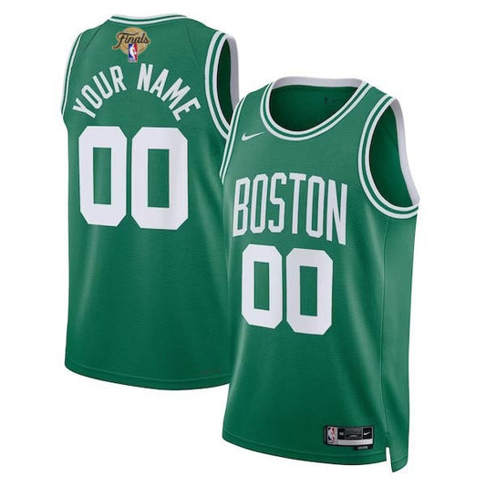 Custom Boston Celtics NBA Finals 2024 Jersey