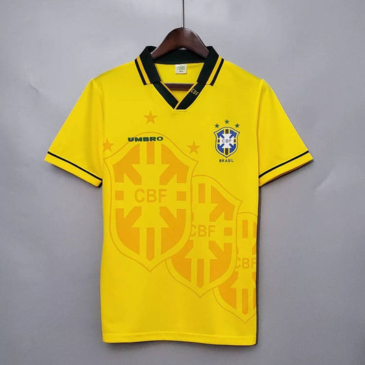 1994 Retro Brazil Soccer Jersey Home