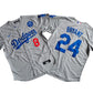 Los Angeles Dodgers 8+24# Kobe Bryant  Royal Gray Jersey